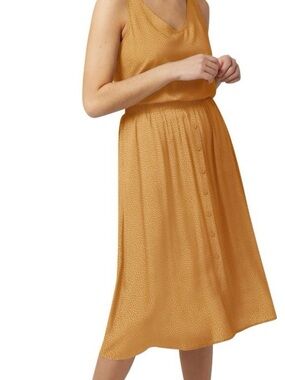 FIG Clothing Ravenna Skirt XL Dotty Amber Polka Dot Midi Skirt NWT
